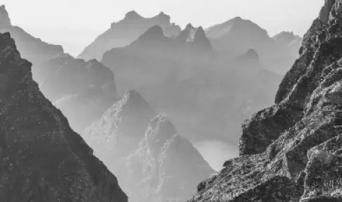 Mountains.
